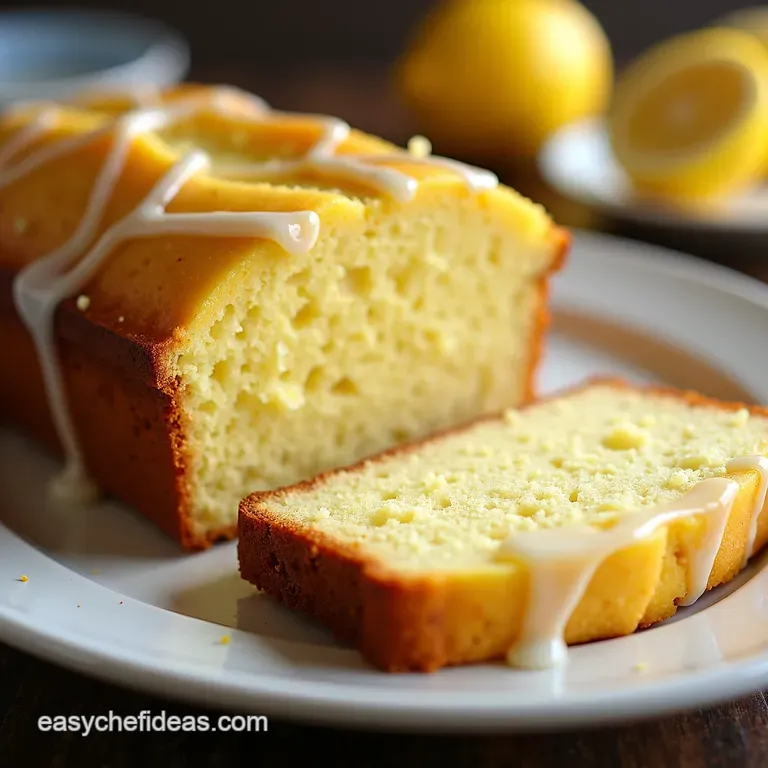 Zesty Glazed Lemon Loaf Sunshine in Every Slice