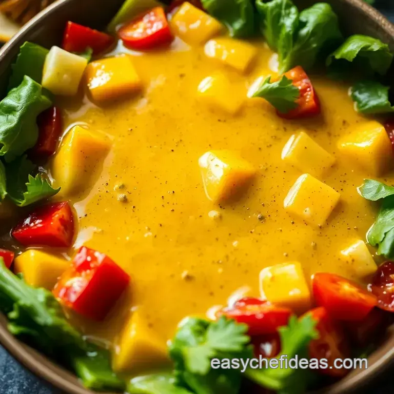 Zesty Homemade Salad Dressing: a Tangy Classic presentation