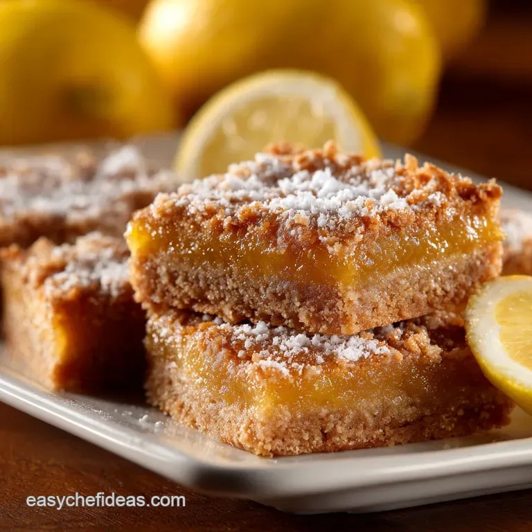 Honey Lemon Bars with Whole Wheat Shortbread Crust: Rustic Bake
