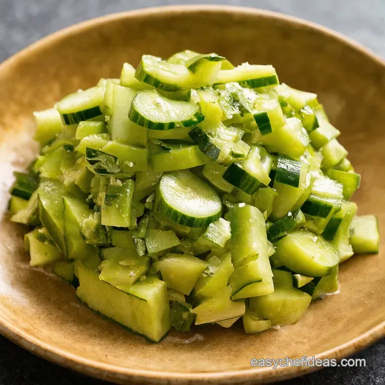 Zesty Keto Cucumber Salad Cool Crisp Carbconscious presentation