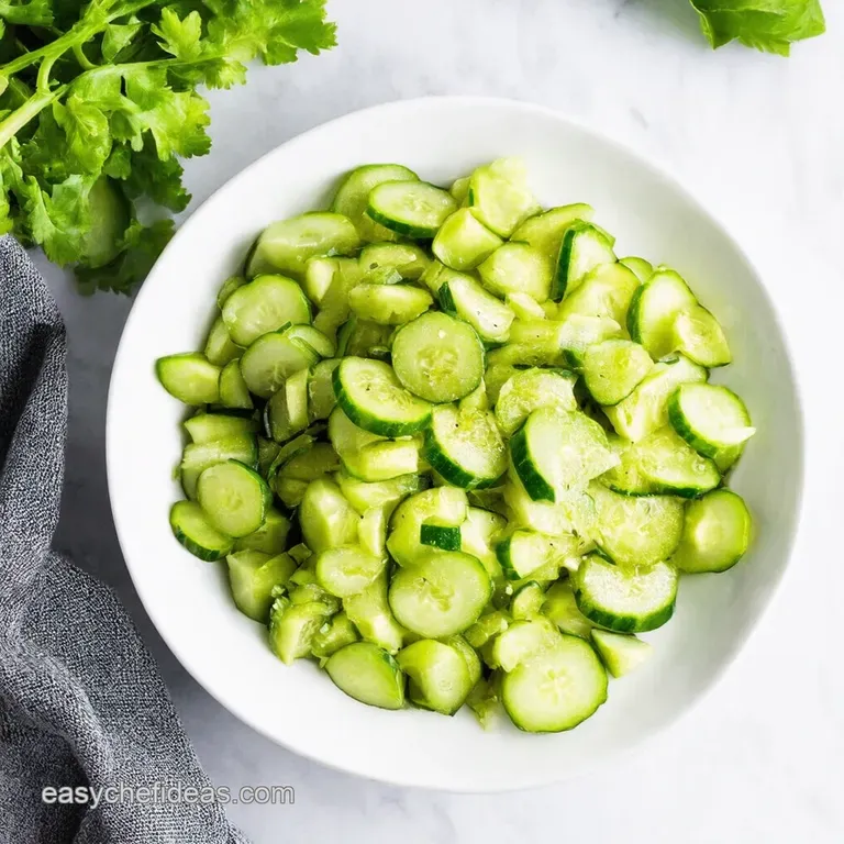 Zesty Keto Cucumber Salad Cool Crisp CarbConscious