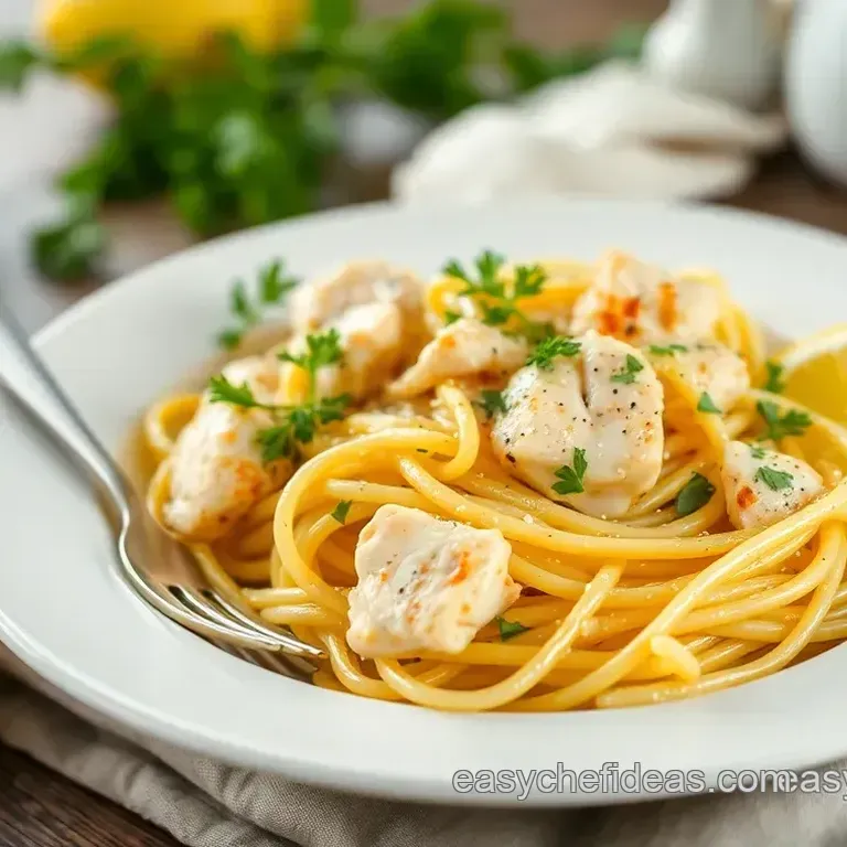 Zesty Lemon Chicken Pasta Primavera