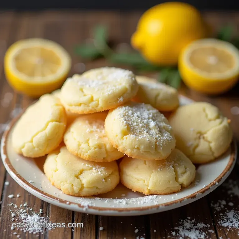 Zesty Lemon Christmas Star Cookies