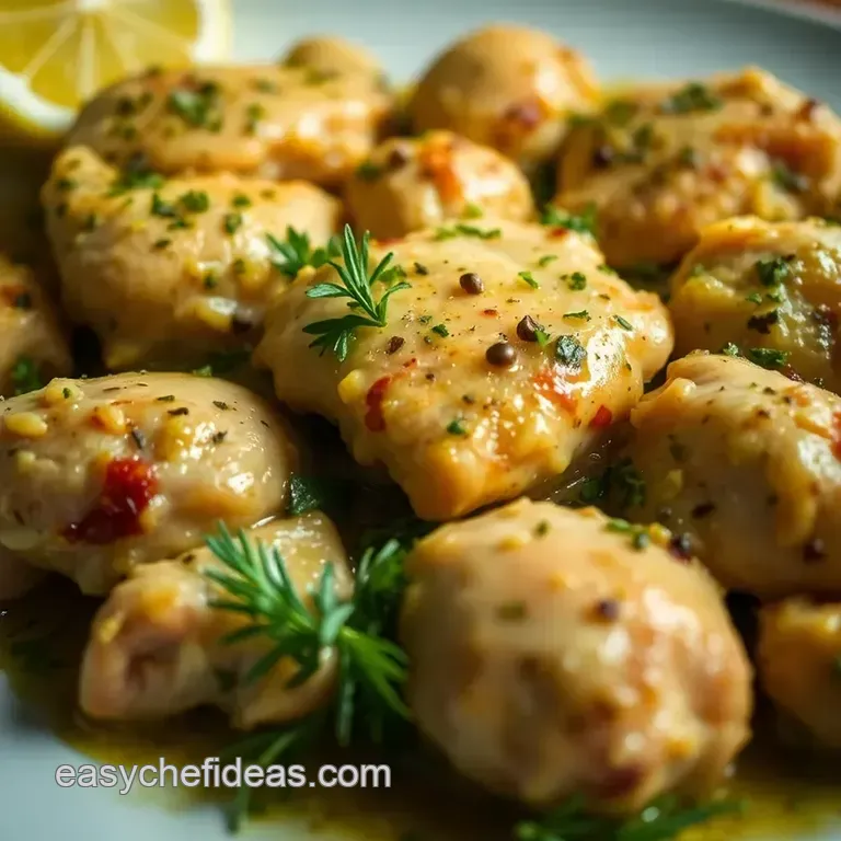 Zesty Lemon Herb Chicken Marinade presentation