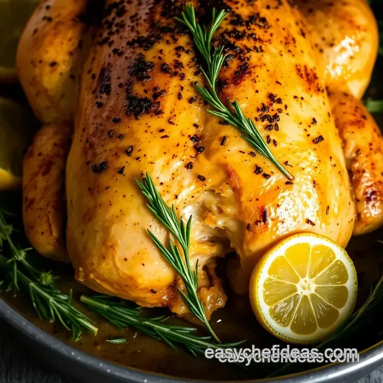 Zesty Lemon Herb Roasted Chicken with Root Veggie Rumble presentation