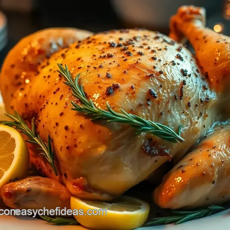 Zesty Lemon Herb Roasted Chicken with Root Veggie Rumble