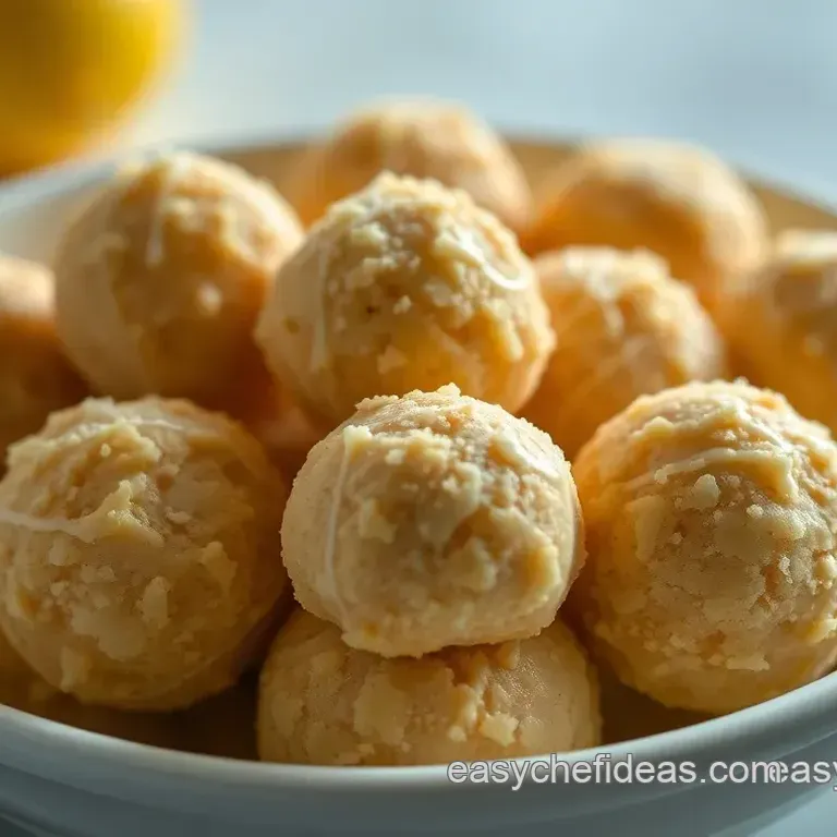 Zesty Lemon Truffles: A Delightful Citrus-Indulgence