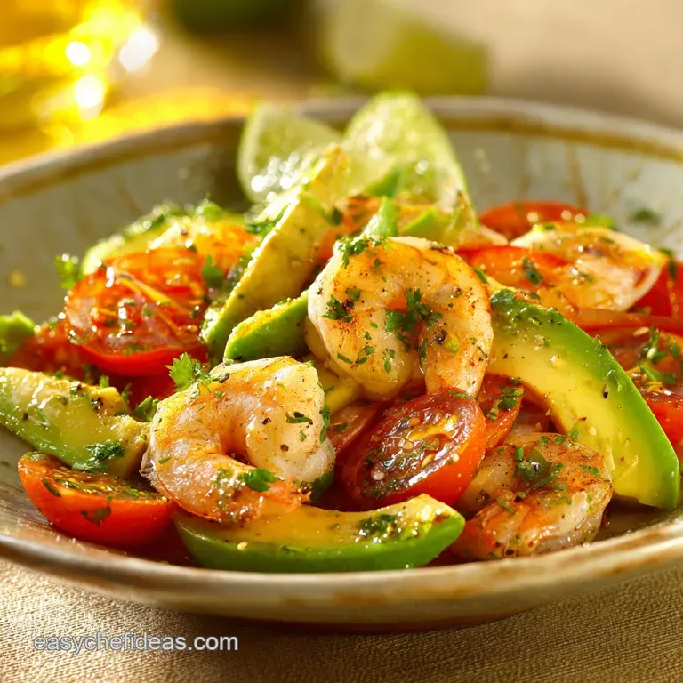 Zesty Lime Shrimp and Avocado Salad: Quick Healthy