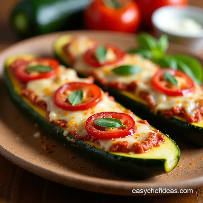 Zesty Zucchini Pizza Boats Your Guiltfree Pizza Fix presentation