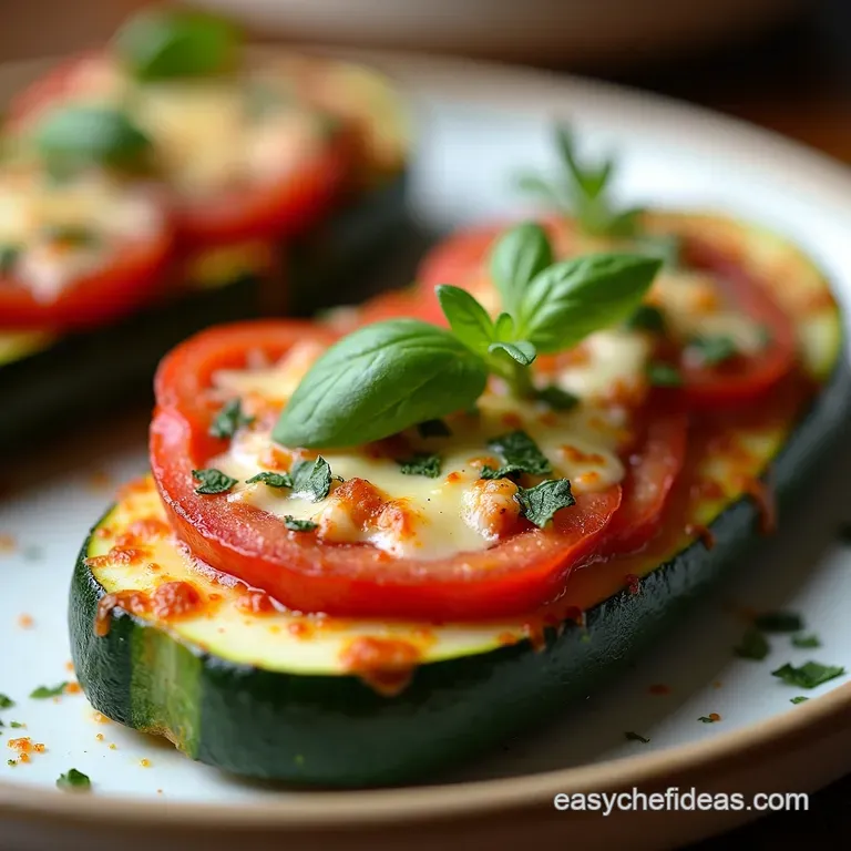 Zesty Zucchini Pizza Boats Your GuiltFree Pizza Fix